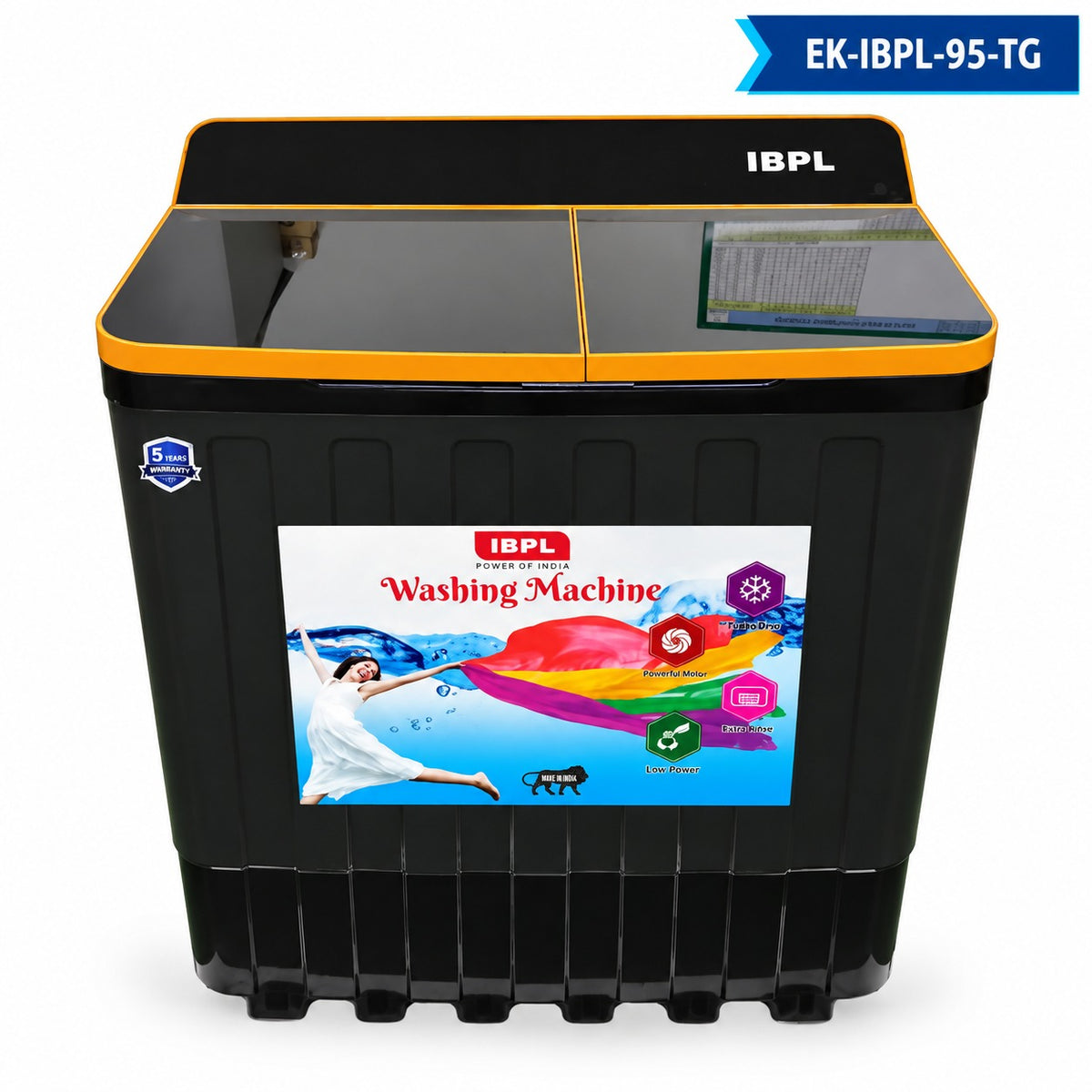 RAGA EK-IBPL-80-TG 8 KG Semi-Automatic Washing Machine